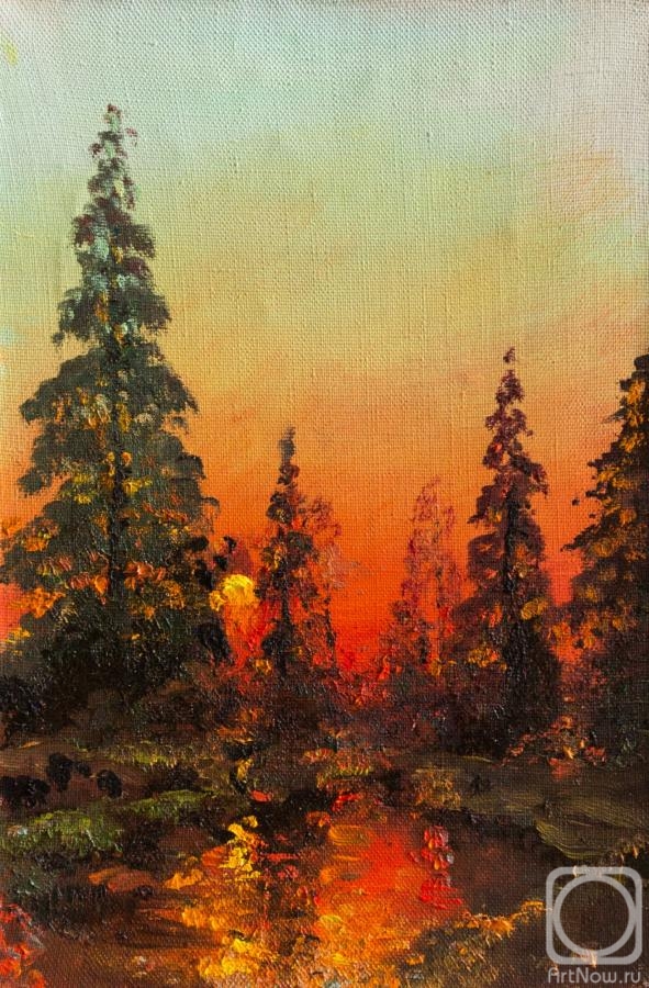 Kremer Mark. Red sunset