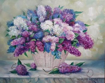 Lilacs in the basket. Kharabadze Teimuraz