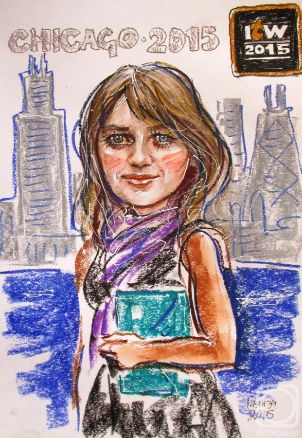 Dobrovolskaya Gayane. Friendly cartoon on the photo