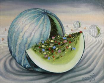 Winter watermelon (Garlands). Ray Liza