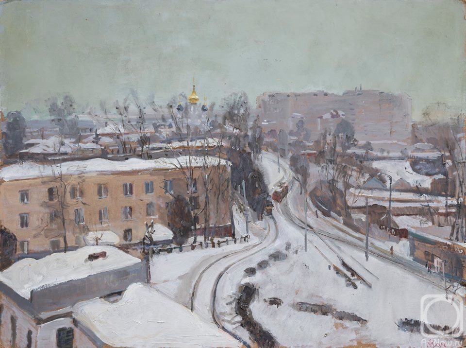Komov Alexey. Orl. The tram ring in the winter