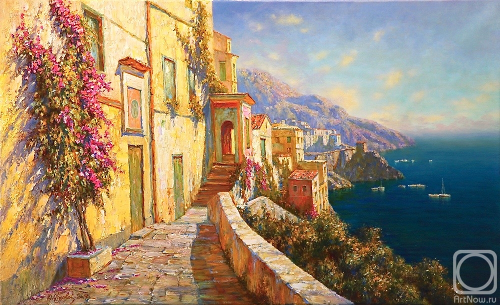Obukhovskiy Yuriy. Amalfi Blue Sea