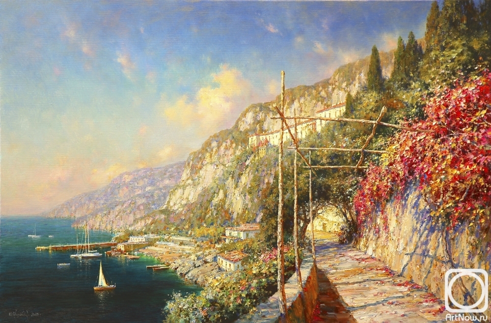 Obukhovskiy Yuriy. The blue sea of Amalfi