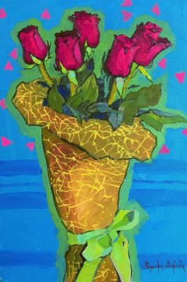 Five roses. Roshina-Iegorova Oksana
