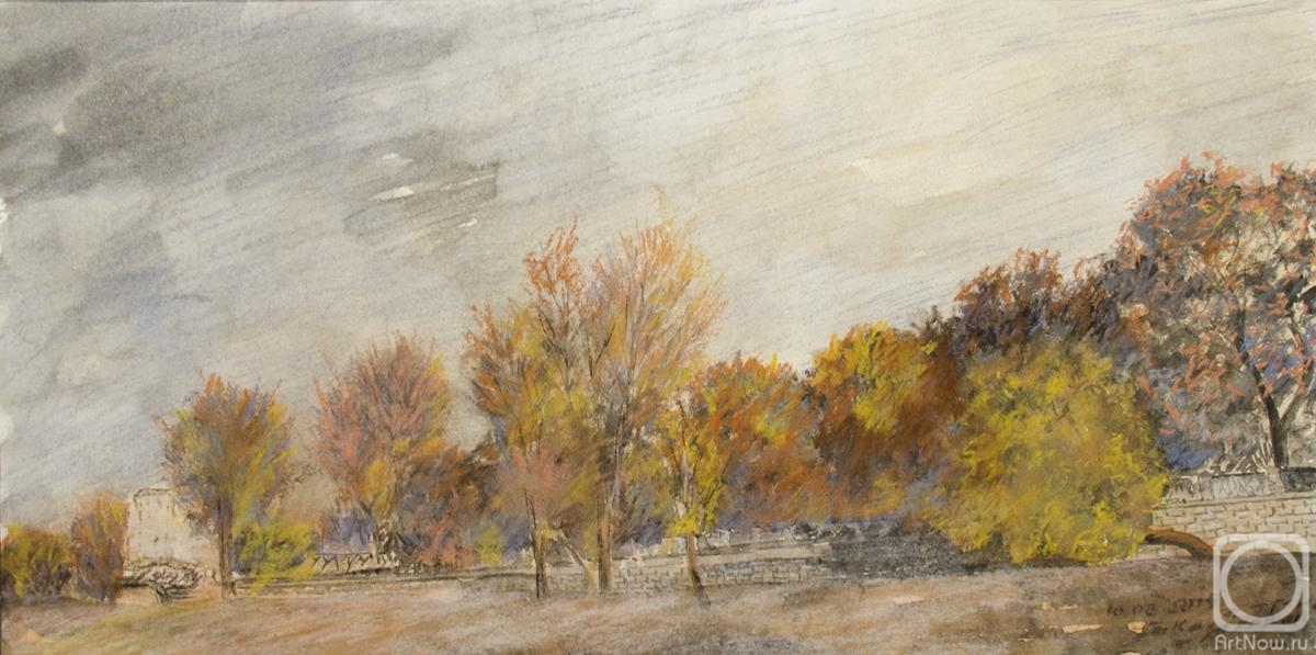 Kazakova Tatyana. Autumn beach