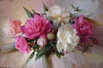 Gappasov Ramil Ravilevich. Composition with peonies