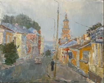 Road in Yelets. Cloudy day. Komov Alexey
