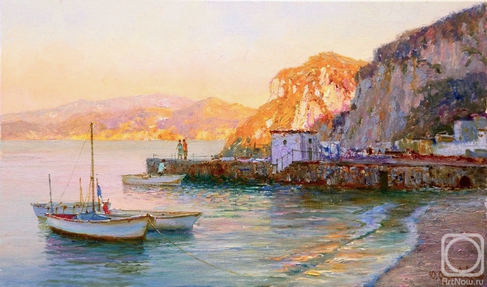 Obukhovskiy Yuriy. Capri Evening