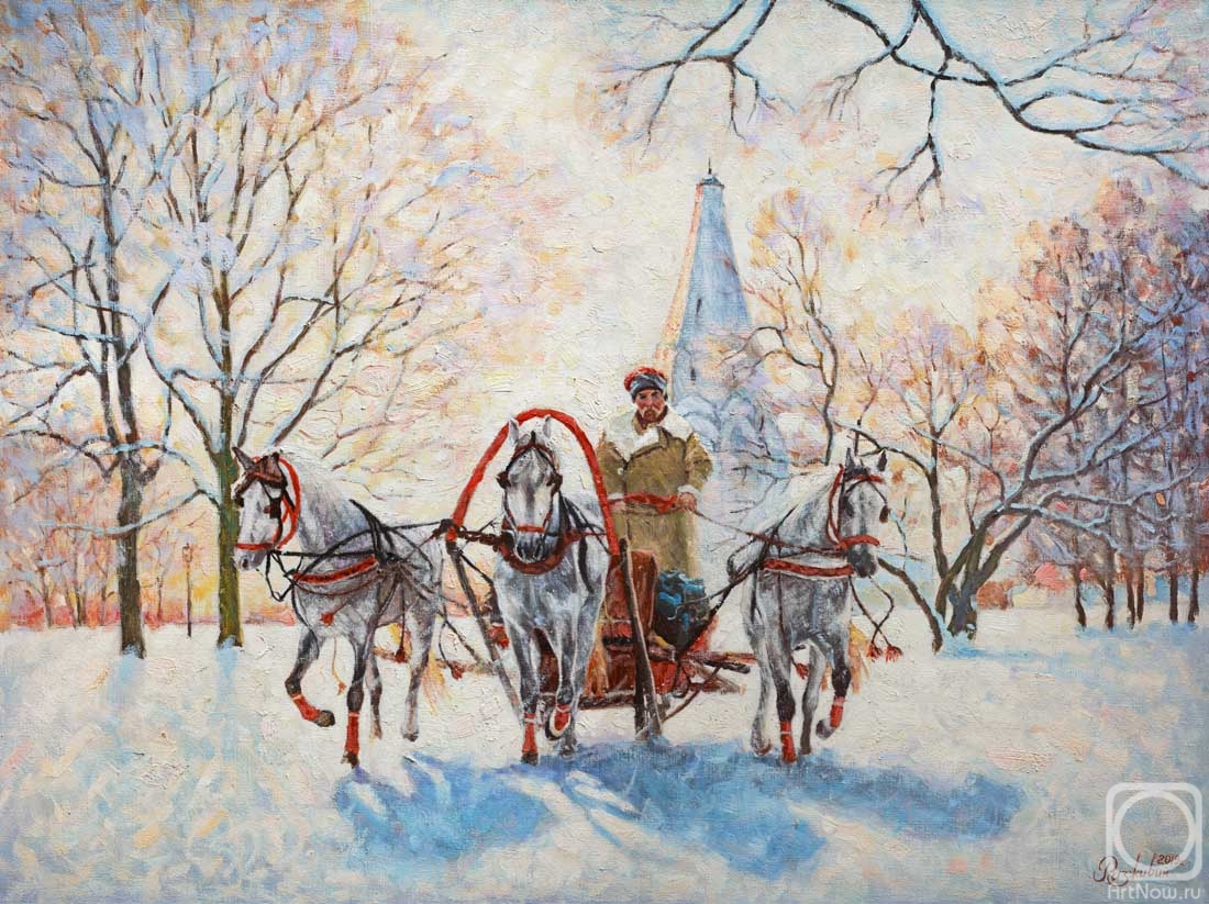 Razzhivin Igor. Winter in Kolomenskoye
