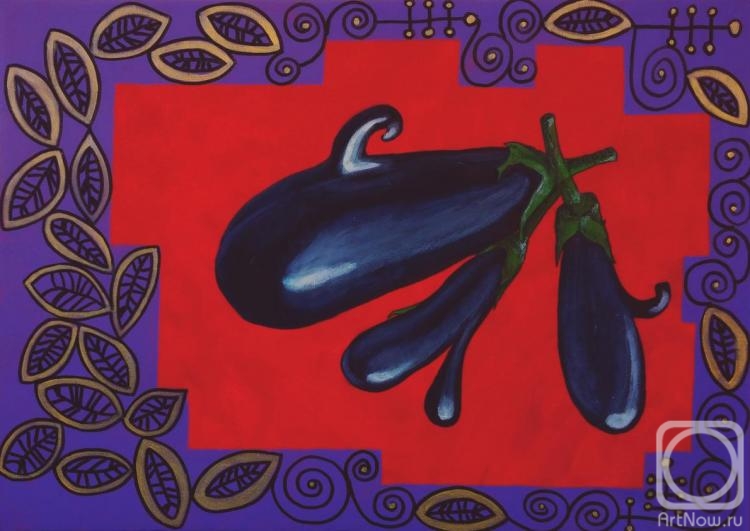 Potapova Elena. Eggplants with nose))