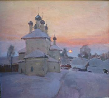 The frosty evening. Komov Alexey