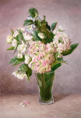 Bouquet with hydrangea. Rustamian Julia