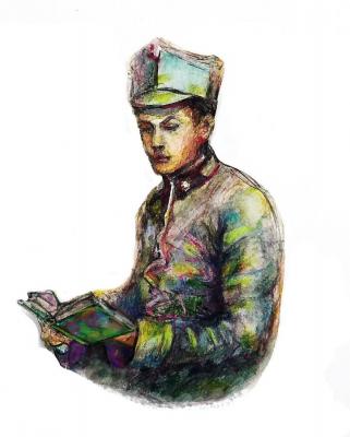 A Portrait Of Jozef Monki (Maczka). Silaeva Nina