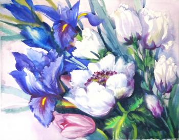 Irises. The first day of spring