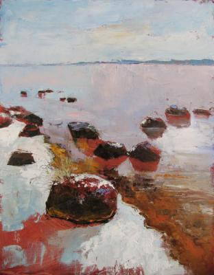 Waiting for the Sun (Volgo lake in Winter). Sergeyeva Irina