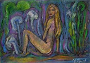 Eve in the Garden of Eden. Kyrskov Svjatoslav