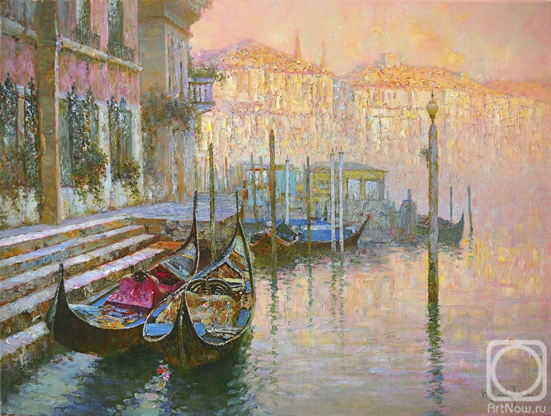 Obukhovskiy Yuriy. Venice. Morning dreams