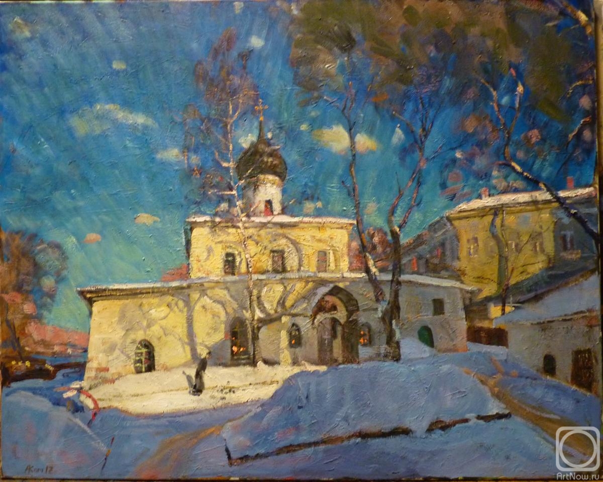Komov Alexey. Pskov. Snow-covered Archangel Church