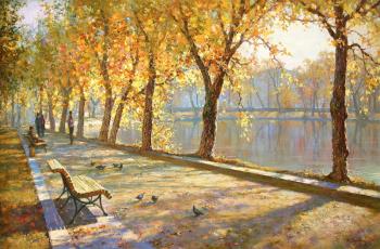 Autumn day at Chistye Prudy. Obukhovskiy Yuriy