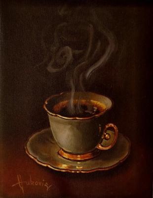 a cup of coffee. Vukovic Dusan