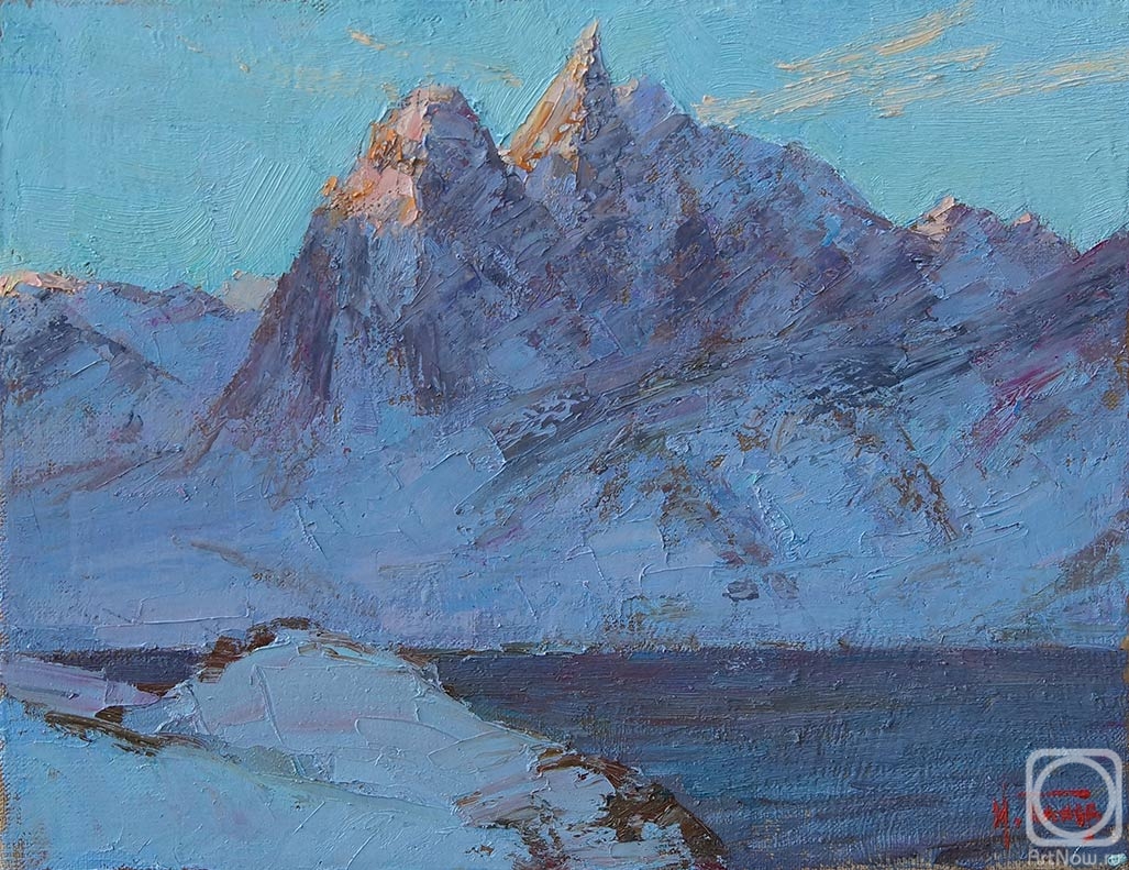 Panov Igor. Evening Fjord
