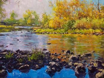Autumn, river. Volya Alexander