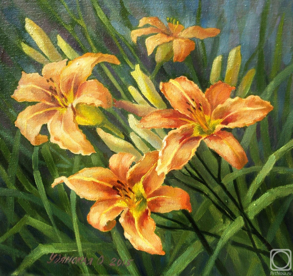 Udyanskaya Olga. Daylilies