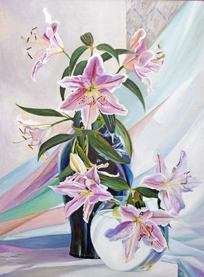 Composition of lilies. Moshkina Irina