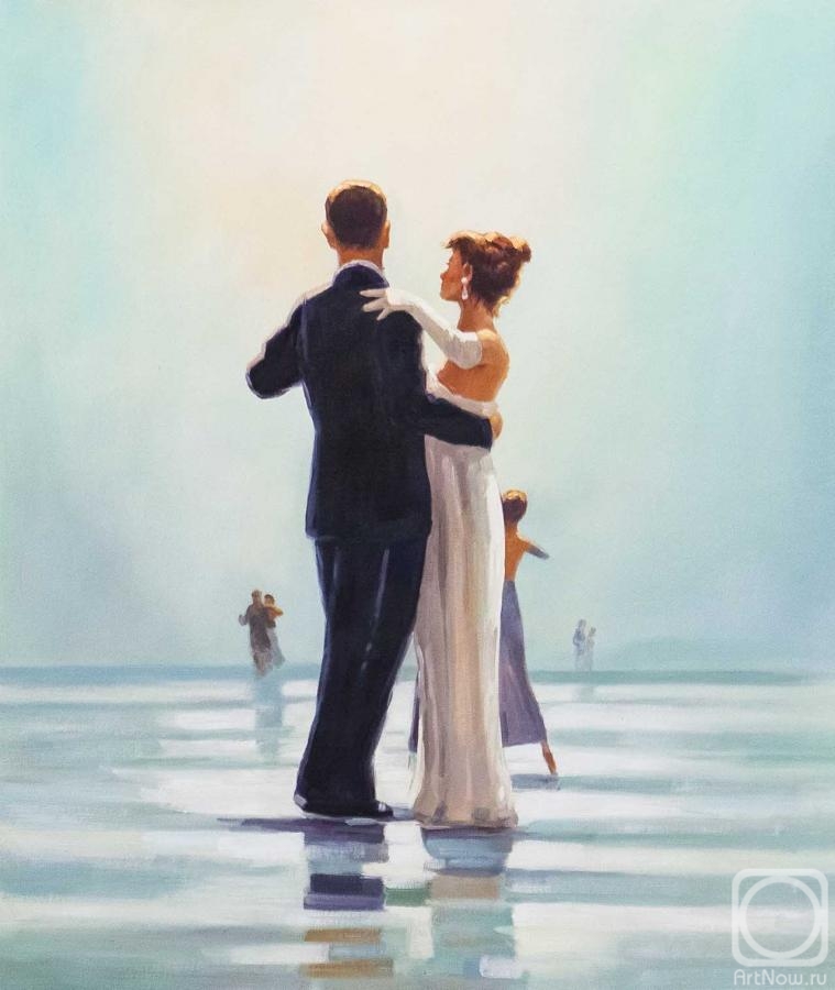 Kamskij Savelij. Copy of the picture of Jack Vettriano. Dance Me to the End of Love