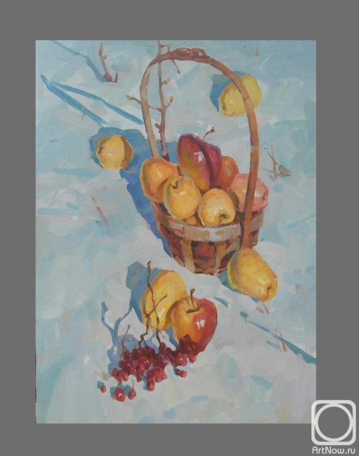 Tuzhikov Igor. Apples in the snow