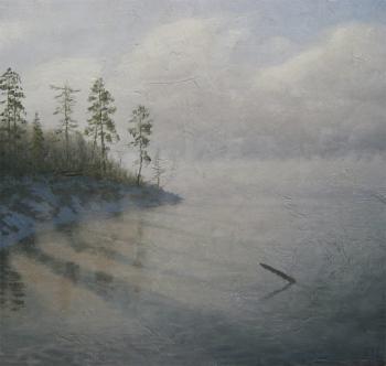 Landscape with drift wood. Petuhov Dmitriy