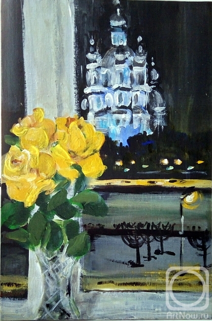 Kataeva Galina. Smolny outside the window