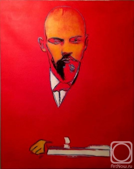 Красный ленин картина энди уорхол