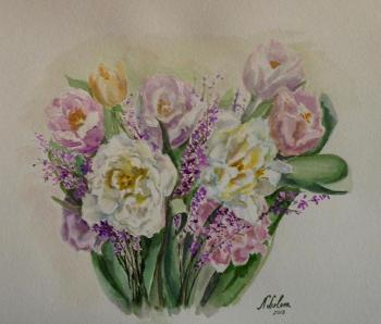 Bouquet with lavender (Lavender Bouquet). Lizlova Natalija