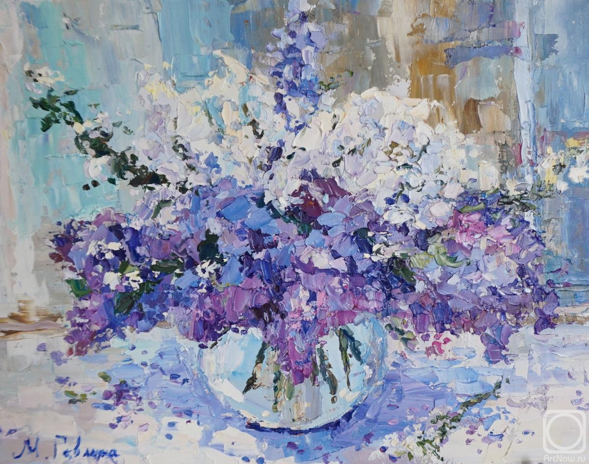 Gavlina Mariya. Lilac bouquet