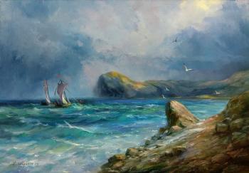 Thunderstorm by the Sea. Shurganov Vladislav