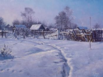 After the snowfall, path. Volya Alexander