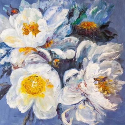 White dog rose N2 (Painting With Dog Rose). Dupree Brian