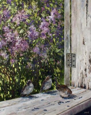 Feathered guests. Dorofeev Sergey