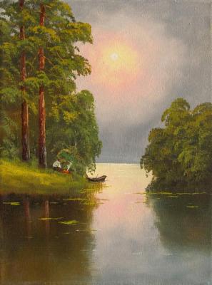 In silence, by the river. Lyamin Nikolay