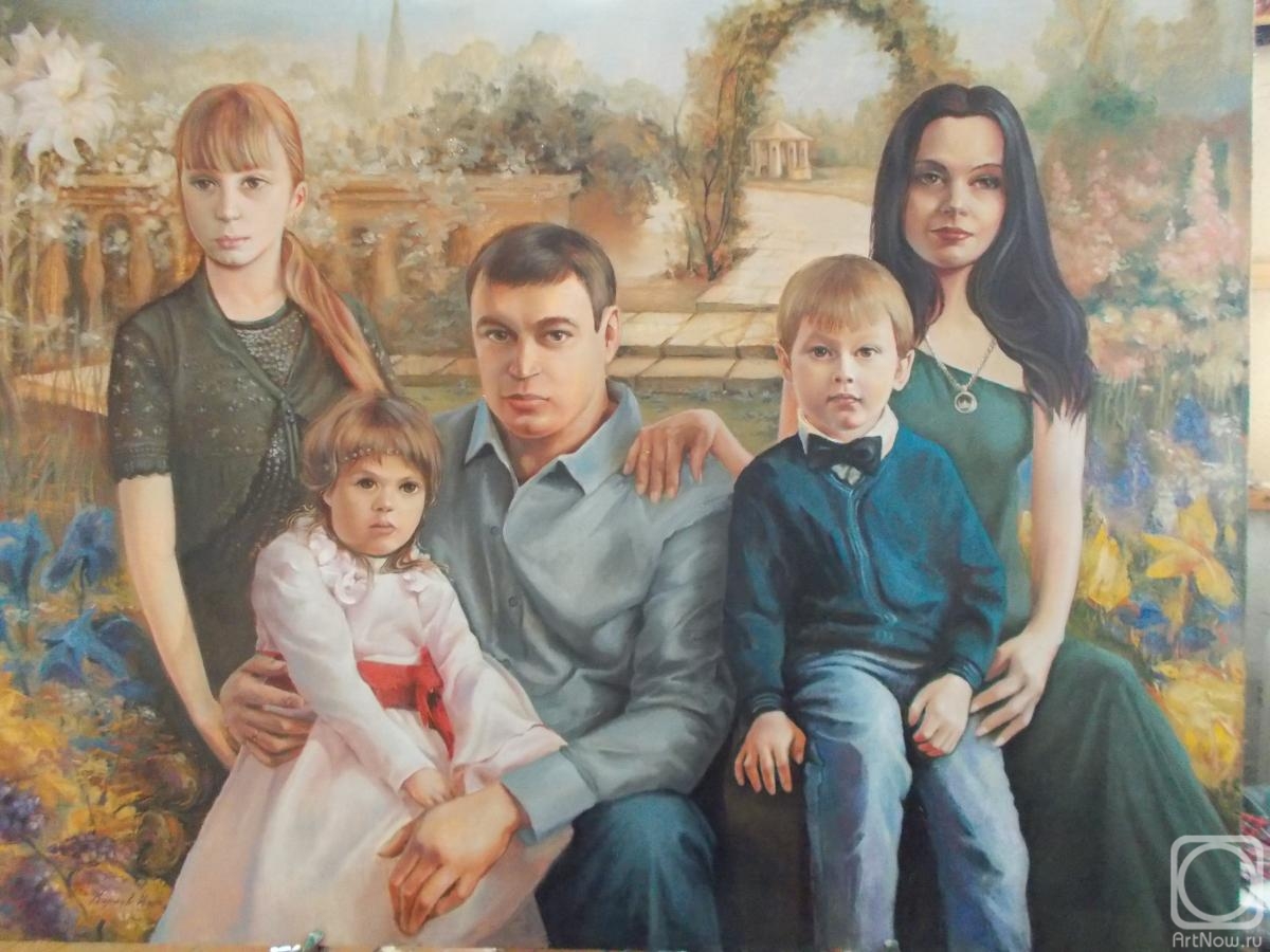 Семейный портрет живопись современная