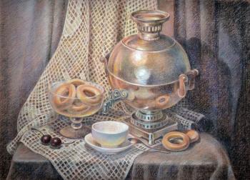 An invitation to tea. Petrov Valery