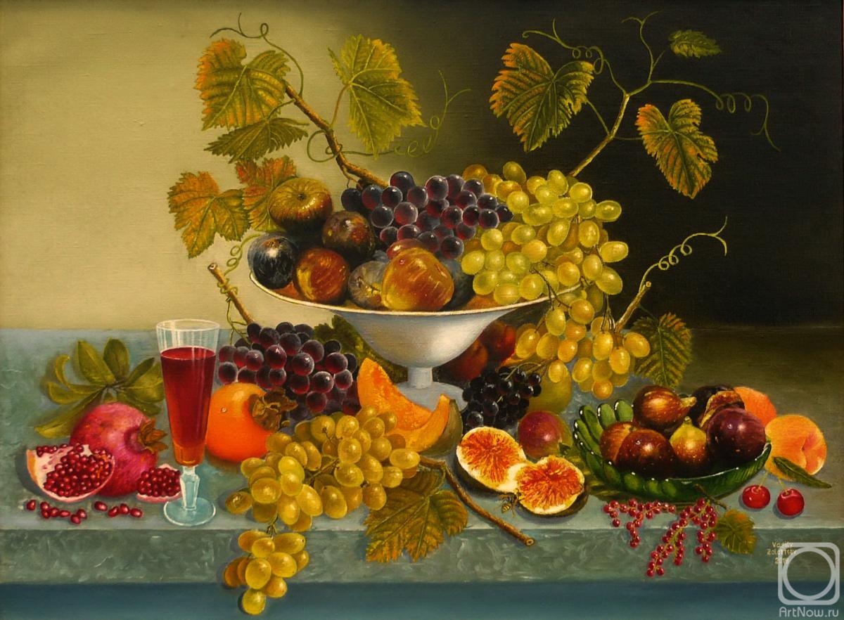 Zolottsev Vasily. Still life with fruit