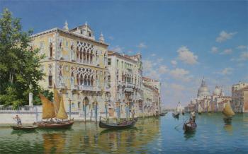 The Grand canal.Venice. (in explanation of work Federico del Campo The Grand canal 1885.). Sterkhov Andrey