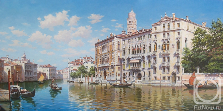 Sterkhov Andrey. The Grand canal. Venice.(in explanation of work Federico del Campo Palazo Cavalli Franchetti.)