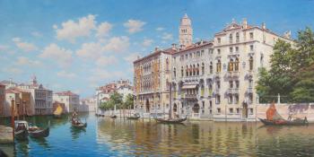 The Grand canal. Venice.(in explanation of work Federico del Campo Palazo Cavalli Franchetti.). Sterkhov Andrey