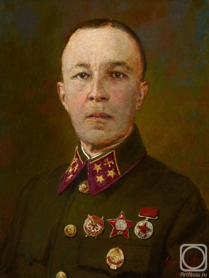 Mironov Andrey. Portrait of Lieutenant-General engineering troops D. M. Karbyshev