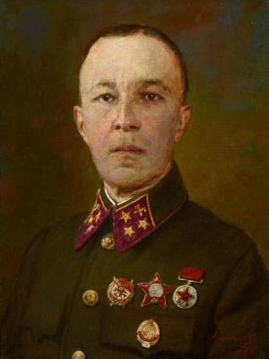 Portrait of Lieutenant-General engineering troops D. M. Karbyshev