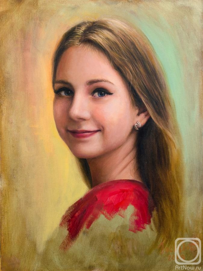 Potapkin Evgeny. Portrait of the girl