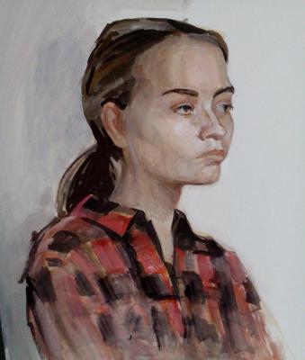 Portrait of the girl. Luchkina Olga